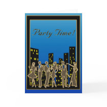 Skyline Party Invitation cards