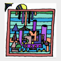 Skyline Poster Design posters