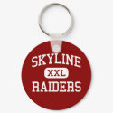 Skyline - Raiders - High School - Dallas Texas keychains