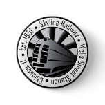 Skyline Railway Pinback Buttons