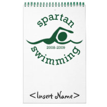 Skyline Spartan Swimming Mini-Calender calendars