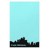 Skyline Stationery by silhouette_emporium Skyline Stationery