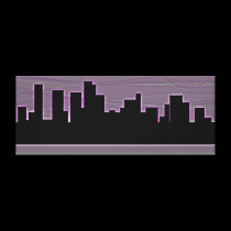 Skyline Stretched Canvas Print canvas prints