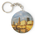 Skyline, Town St. Bridge, Lincoln-LeVeque, Columbu Keychains