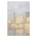 Skyline, Town St. Bridge, Lincoln-LeVeque, Columbu Stationery Design