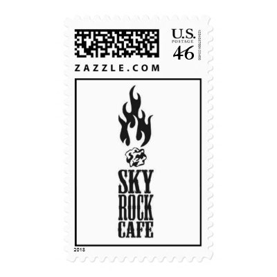 SkyRock Cafe Stamp $.41 Meteorite stamp by kerchner420