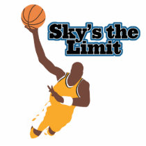 skys the limit basketball vector design photo sculpture