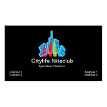 Skyscraper business card business cards