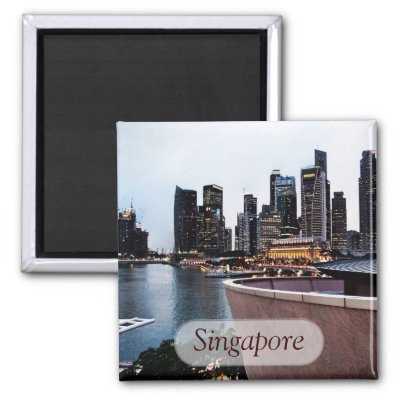 Skyscraper Views : Singapore Magnet magnet