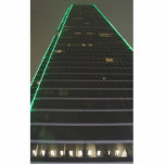 Skyscraper With Neon In Downtown Dallas In Texas