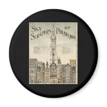 Skyscrapers of Philadelphia Fridge Magnets