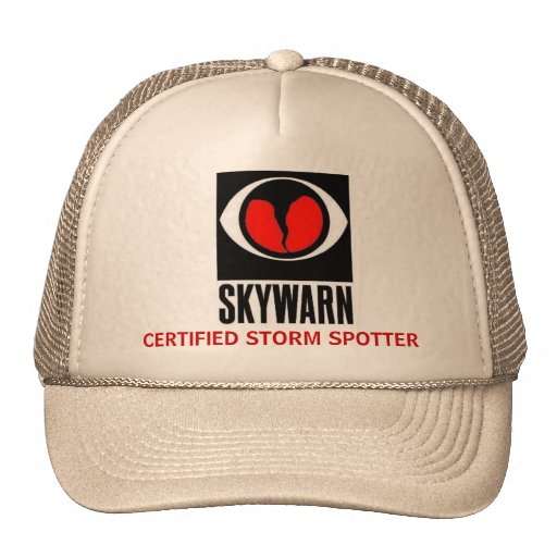 Skywarn Large Certified Storm Spotter Trucker Hat Zazzle