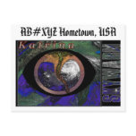 SKYWARN Logo Postcard w/ Callsign QTH (Katrina)