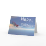 Skywriter birthday card