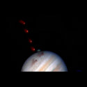 SL9 impacting Jupiter