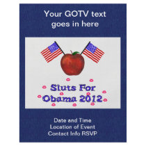 SL*TS FOR OBAMA CUSTOM FLYER