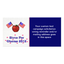 SL*TS FOR OBAMA PICTURE CARD