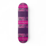 Slackers, Kings &amp; Hooligans Purple Wave Skate Board Deck