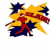 SLAM BASEBALL SHIRT by ineedapeergroup SLAM BASEBALL SHIRT