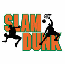 slam dunk basketball design photo cutout