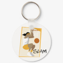 Slam Dunk Basketball keychains by sports_tshirts Slam Dunk Basketball keychains