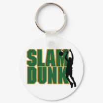 Slam Dunk Basketball keychains by sports_tshirts Slam Dunk Basketball keychains
