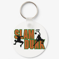 Slam Dunk Basketball keychains by sports_tshirts Slam Dunk Basketball keychains