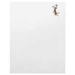 slam dunk basketball player letterhead