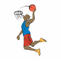 slam dunk basketball player acrylic cut outs