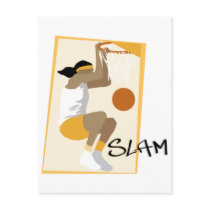 Slam Dunk Basketball postcards by sports_tshirts Slam Dunk Basketball postcards