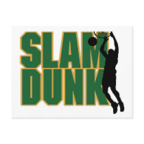 Slam Dunk Basketball postcards by sports_tshirts Slam Dunk Basketball postcards