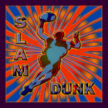 SLAM DUNK BASKETBALL POSTER PRINT
