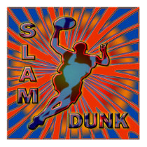 SLAM DUNK BASKETBALL POSTER PRINT