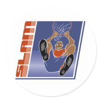 Slam Dunk Basketball stickers by sports_tshirts Slam Dunk Basketball stickers