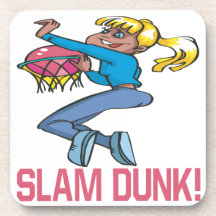 Slam Dunk Drink Coasters