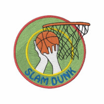Slam Dunk Logo embroidered shirts