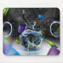 artsprojekt, smirap, designs, mike, karolos, graphicstreetracer, greece, hip, hop, graffiti, abstract, music, breakdance, lights, shapes, colors, hood, urban, dancer, speakers, glow, digital art, driveller, LIDAR, jabberer, dead reckoning, drawler, robot, spatiality, autonomous vehicle, spatial property, enquirer, questioner, scintillation, ejaculator, torchlight, convexness, convexity, angularity, roundness, Mouse pad with custom graphic design