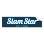 SlamStar Logo bumper stickers