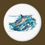 Slashing Marlin Jumping with Tuna