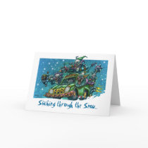 Slashing through the Snow Card
