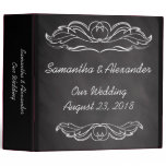Slate Chalkboard Wedding binders