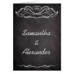 Slate Chalkboard Wedding Invitation cards