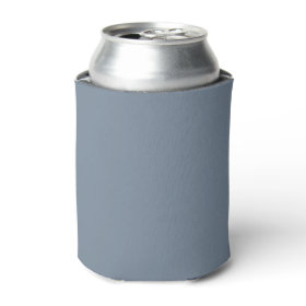 Slate Gray Solid Color Can Cooler