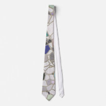 slate mosaic path custom tie