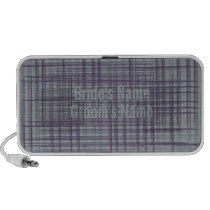 Slate Wedding Doodle speakers