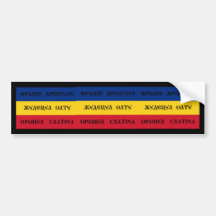 Slatina guard in 1848, Romania Bumper Sticker