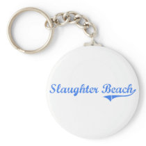 Slaughter Beach Delaware Classic Design Keychains
