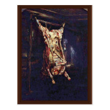 Slaughtered Ox By Rembrandt Harmensz. Van Rijn (Be Post Card