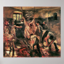 Slaughterhouse by Lovis Corinth Print