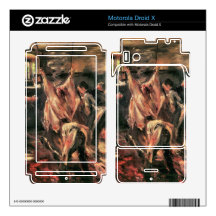 Slaughterhouse by Lovis Corinth Motorola Droid X Skins